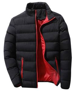 Nouveauté Veste matelassée personnalisable pour hommes, manches longues, fermeture à glissière en toile de nylon, manteau d'hiver fabriqué en usine en gros - Product Image 4