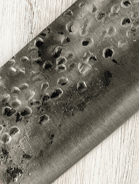 Cuchillo de carnicero de cocina de acero al carbono personalizado con mango de palisandro, regalo multiusos DIY para padre Madre, compatible con OEM - Product Image 3