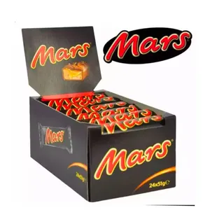 3 Mars 공유 크기 초콜릿 캔디 바, 3.28 oz (24 팩)