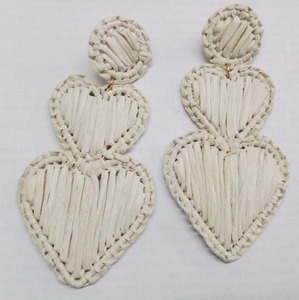 Trending Hot Sales for Women White Colour Butterfly Embroidery Design Artificial Jewelry Earrings Fashionable and Popular - Product Image 4