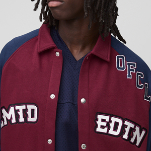 Vestes pour hommes Veste pour hommes Veste de baseball universitaire personnalisée Corps en laine Manches en cuir Haute qualité Letterman Bomber College - Product Image 5