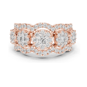 Anillo de Diamante Cultivado en Laboratorio de 1.35 CT para Mujer, Claridad VVS-VS, Oro de 18KT, 14KT, 10KT y Plata 925, Oro Rosa, Amarillo y Blanco - Product Image 3