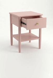 Mesa de Centro Moderna Color Rosa Pastel con Madera de Caucho Resistente y MDF para Comedor, Restaurante y Decoración del Hogar - Product Image 6