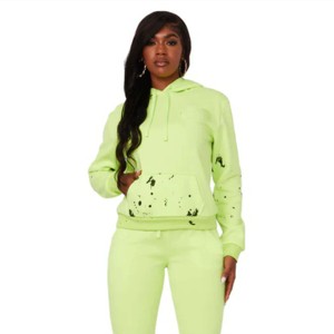 ชุดวอร์มผู้หญิงแบบเรียงซ้อนกันระบายอากาศได้ผ้าสวมใส่สบายเหมาะสำหรับชุดลำลองและออกกำลังกาย - Product Image 1