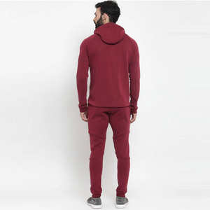 Ensemble de survêtement en coton avec fermeture éclair pour hommes et femmes, ensemble de vêtements de sport décontracté en deux pièces, tenue d'entraînement de gym, vêtements de course - Product Image 3