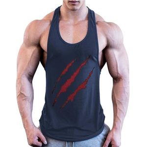 Camiseta sin Mangas Personalizada, Chaleco de Gimnasio para Hombre, Camiseta de Entrenamiento, 95% Algodón, 5% Elastano, Camiseta Deportiva sin Mangas para Hombre - Product Image 6