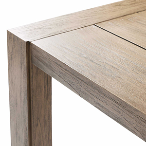 Mobilier d'extérieur Table de salle à manger en teck naturel Table de beauté et de durabilité naturelle-Aaron - Product Image 3