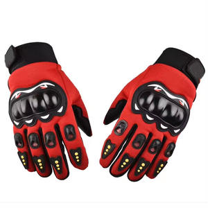 Gants de course de moto en cuir d'hiver personnalisés isolation thermique silicone respirant Motocross cyclisme extérieur vente en gros - Product Image 4
