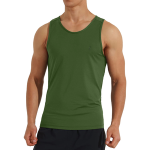Camiseta sin mangas para hombre Fitness Muscle Cotton sin mangas Cuff Off Tank Tops Hombres Camiseta de entrenamiento Camiseta Gym Stringer Tops Fitness Wear - Product Image 4