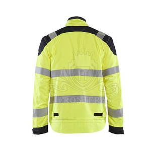 Chaqueta de seguridad de alta calidad de nuevo diseño, precio al por mayor, chaqueta de seguridad transpirable de alta visibilidad - Product Image 3