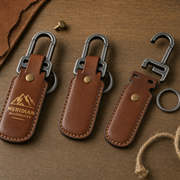 Porte-clés en cuir personnalisés pour cadeaux de marque et programmes de porte-clés