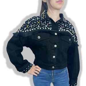 Vestes longues en jean pour femmes, grandes tailles, vente directe d'usine, haute qualité, personnalisées, collection 2024, très demandées. - Product Image 1