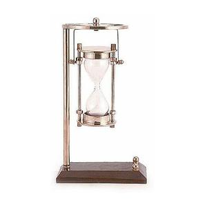 Minuterie de sable en laiton nautique promotionnel sablier sablier Design unique Table d'article en métal bonne qualité verre matériel Maritime article - Product Image 1