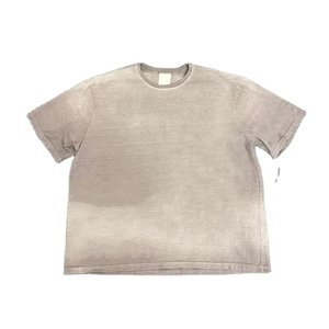 T-shirt vintage streetwear pour homme, personnalisé, coupe oversize, 100% coton respirant, délavé à l'acide et à la pierre, effet vieilli, grande taille - Product Image 5