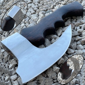 Wholesale Customized Top Quality OEM ODM Service Handmade Carbon Steel Axe with Wooden <b>Handle</b> and Fine Leather Sheath Handmade - Product Image 1