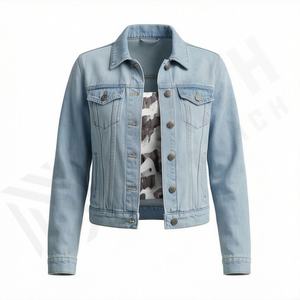 Chaqueta Vaquera para Hombre, Invierno, con Logotipo Frontal, Cortavientos, Transpirable, Informal, Abrigo - Product Image 1