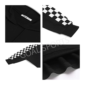 Sweat à capuche femme personnalisable Crop Top respirant polaire panneau latéral sublimation dernier logo design à capuche du Pakistan - Product Image 3