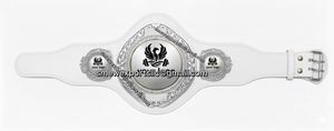Cinturones de Competición de Artes Marciales de Cuero PU Ecológico Personalizados para Taekwondo, Boxeo, MMA y Lucha Libre - Colores Dorado/Plateado Unisex - Product Image 3