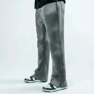 Pantalones cargo ajustados a la moda para hombre, tela de rizo ligera de cintura alta, cintura elástica de la mejor calidad, diseño de camuflaje informal - Product Image 2