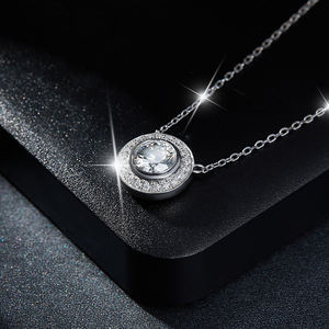 Estilo de lujo Leb Grown Diamond Iced Collar de Plata de Ley 925 para mujer Colgante de estrella de cinco puntas Diamante de personalidad de moda - Product Image 3
