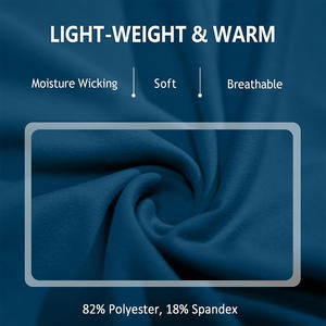 Men Long Sleeve <b>Mock</b> <b>Turtleneck</b> Pullover Top Custom Fit OEM ODM Warm Cotton Fashion Casual Layer - Product Image 5