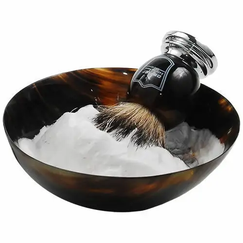 Large Size Buffalo Horn Shaving Bowl Shaving Soap Bowl for Brush best selling handmade use buffalo horn bowl