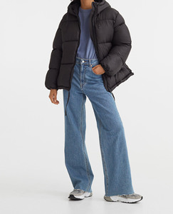 Windproof Vintage Woven Puffer Custom Button Waterproof Ski <b>Winter</b> Plus Size <b>Lady</b> Women's <b>Coats</b> - Product Image 3