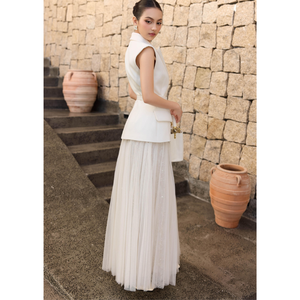 Faldas elegantes de buena calidad para mujer OEM ODM Fabricante de ropa vietnamita Enzo Leo Listo para enviar Entrega rápida Respetuoso con el medio ambiente - Product Image 3