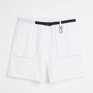 กางเกงขาสั้นผ้าโพลีเอสเตอร์สำหรับผู้ชายกางเกงขาสั้นผ้าโพลีเอสเตอร์แบบลำลองผ้ายืดแบบปรับแต่งได้กางเกงขาสั้นผ้า100% ผ้าโพลีเอสเตอร์แบบถัก - Product Image 1