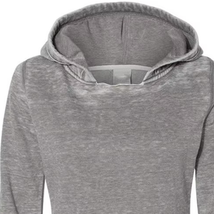 Sudadera con capucha de gran tamaño de algodón 100% de peso pesado para mujer, estilo Vintage lavado con ácido, ajuste holgado, patrón sólido - Product Image 4