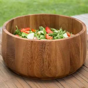 Tazón de Madera Natural Hecho a Mano, Plato para Servir, Decoración Rústica para Mesa de Cocina, Exhibición de Alimentos y Decoración del Hogar - Product Image 5