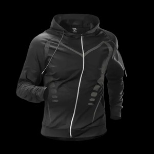 Veste à capuche à séchage rapide Erni Sports pour bébés et tout-petits, printemps automne, fermeture éclair, coupe-vent, sports de plein air, entraînement, course à pied, cyclisme, 240g - Product Image 4