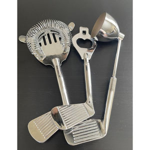 Ensemble de bar élégant en acier inoxydable et marbre avec finition polie en or parfait pour les mariages et la vaisselle élégante - Product Image 4