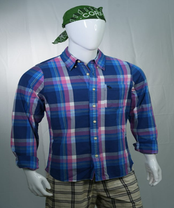 Camisa de franela de algodón 100% a la moda para hombre, ropa de manga larga con estampado informal y logotipo personalizado, transpirable, promoción barata - Product Image 2