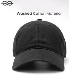 Casquette de baseball unisexe vintage délavée non structurée en coton délavé doux et réglable chapeau de papa hommes femmes Style rétro tenue décontracté - Product Image 2