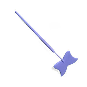 Espejo de Maquillaje de Acero Inoxidable de Alta Calidad con Hermosas Formas de Mariposa y Mango Grande para Extensiones de Pestañas - Product Image 3