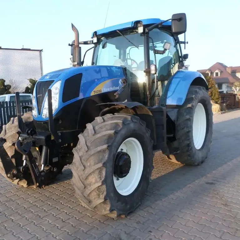 Günstiger Preis 85 PS Gebraucht New-Holland Gebraucht Leicht gewicht New-Holland TL90 mit Lader und Landwirtschaft ausrüstung