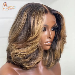 Vente en gros perruque frontale en dentelle HD transparente pour femmes, cheveux humains vierges brésiliens Remy à fermeture à base de soie droite 13x6 - Product Image 2