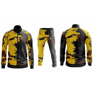 Survêtements d'entraînement personnalisés avec broderie de jogging pour hommes survêtements de football pour adultes survêtement à manches longues uniforme pour adultes - Product Image 4