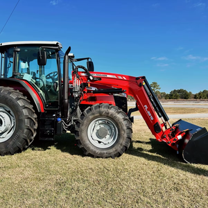 Massey Ferguson 5711D tracteur mech chargeuse auto-nivelante avec volant antidérapant joystick rapide avec godet de chargeur frontal - Product Image 5