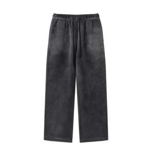 <b>Slim</b> <b>Fit</b> <b>Men</b> Flare Pants Custom Logo <b>Men</b> Flare Trouser Sun Faded Fleece Blank Baggy Pants Flat Front Wholesale Flared Trouser - Product Image 2