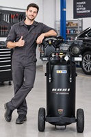 Compresseur d'air portable BORI de bonne qualité, 100L, 3HP, monophasé