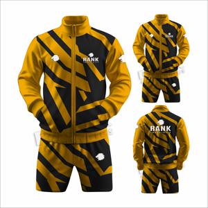 Nuevo Conjunto Deportivo para Hombre, Pantalones Cortos y Camiseta Transpirables para Gimnasio, Fitness, Casual, Estampado, Ropa Deportiva de Invierno - Product Image 6