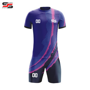 Ensemble de maillot de football d'été respirant personnalisé pour hommes 2025 avec protection anti-UV - Product Image 3