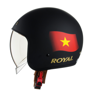 Casco de motocicleta de cara abierta M139 ROYAL de alta calidad del fabricante de Vietnam con visera ABS avanzada, nuevo precio de fábrica OEM - Product Image 2