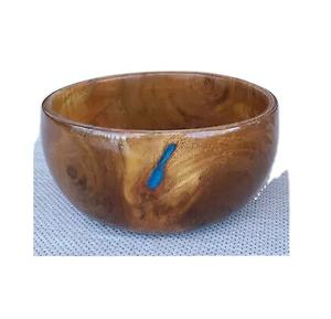 ชามเสริฟไม้อะคาเซีย/ มะม่วงแบบปรับแต่งได้ออกแบบใหม่ชามเสิร์ฟสลัดธรรมชาติช้อนรับประทานอาหารสุนัขเคลือบใช้ในครัวบ้าน - Product Image 1