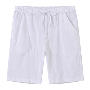 Pantalones cortos de playa informales de verano para hombre, 100% poliéster, Color sólido, Estilo Hawaiano para nadar, ropa de calle ligera para vacaciones - Product Image 5