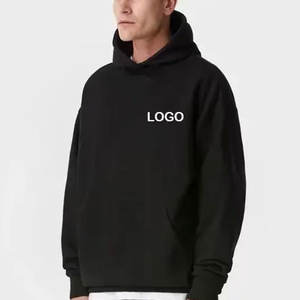 Pullover Hoodie for Men Plush <b>Sweatshirts</b> <b>Full</b> <b>Zip</b> US Sport Front Pocket Winter Fleece Custom Men Blank Hoodies - Product Image 2