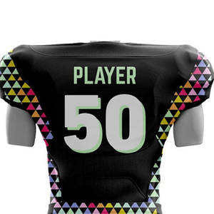 ขายส่งเยาวชนต่อสู้สิ่งทอลายทแยงเสื้อฟุตบอลอเมริกันที่กําหนดเองชุดอเมริกันฟุตบอลสําหรับเยาวชน - Product Image 4