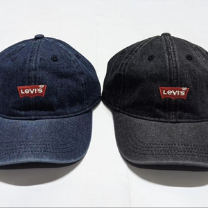 Cadeau de mode personnalisé 100% polyester non structuré 5 panneaux Casquette de baseball unisexe avec trou découpé au laser Casquette de sport en corde à pois ronds - Product Image 1